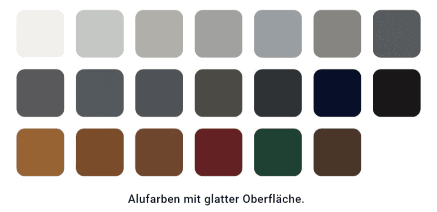Aluminium-Farben